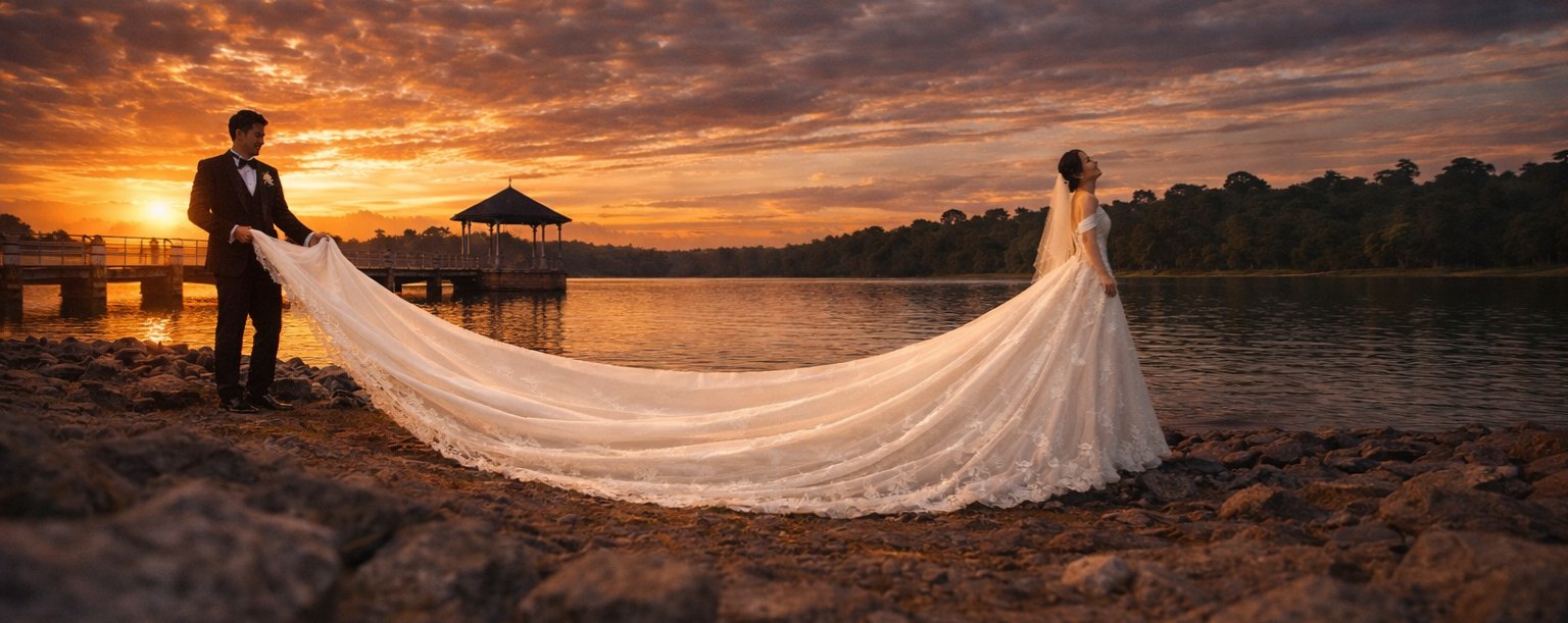 Lumiere Bride — Singapore bridal makeup artist hero portrait